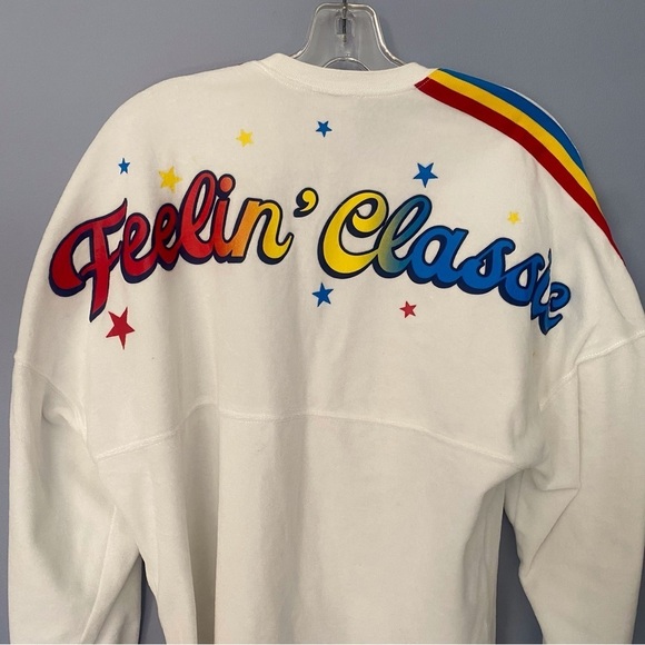 Vintage Disney Velour Sweatshirt Small Oversized Mickey & Friends - Picture 7 of 12